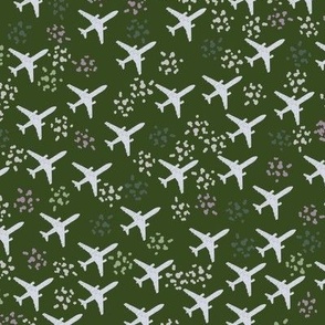Seaweed green airplanes