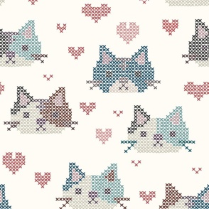 Kitties + Hearts