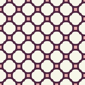 Small scale • Geometric 009 neutral & pink