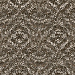 Flowing Textured Flower Dramatic Elegant Classy Large Neutral Interior Monochromatic Brown Blender Earth Tones Bark Brown Gray Taupe 6E6250 Dynamic Black Brown 29251A Subtle Modern Abstract Geometric