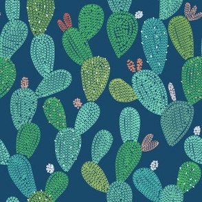 Prickly Pear Fabric, Wallpaper and Home Decor | Spoonflower