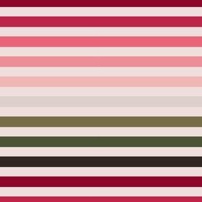 Valentine Stripes Rainbow
