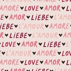 Love Language Offwhite Pinks