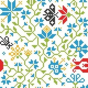 Cross Stitch Spring