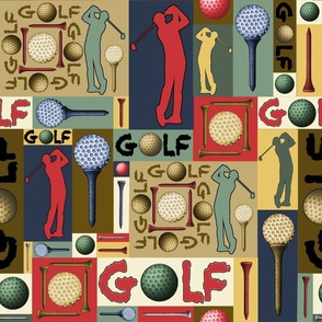 Successful Golfers Cheater Quilt