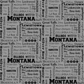 Montana cities in gray_4 inch repeat