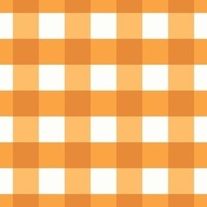 Blossom gingham orange