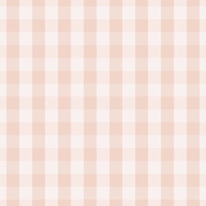 Small blossom gingham pink