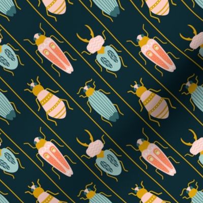 Bugs in geometric decor