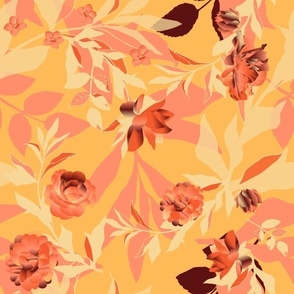 pattern.rose.orangepeach