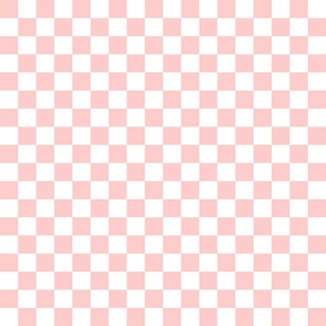 Checkerboard Baby Pink