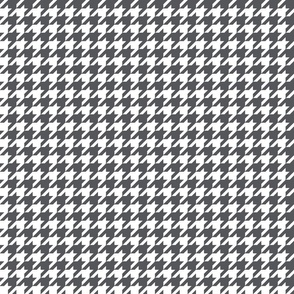 Houndstooth Charcoal Black