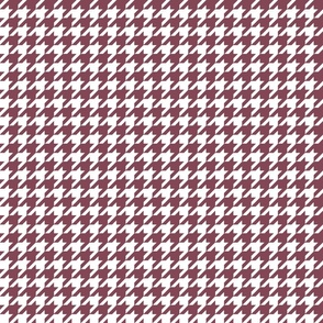 Houndstooth Maroon