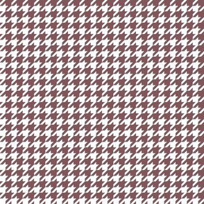 Houndstooth Rosy Brown