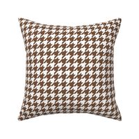 Houndstooth Toffee Brown