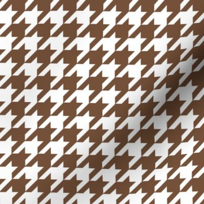 Houndstooth Toffee Brown