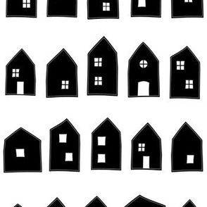 NEIGHBOURHOOD HOUSES // BLACK AND WHITE SOLID