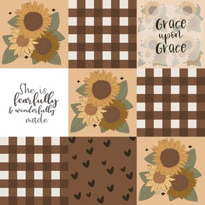 Sunflower nursery blanket 