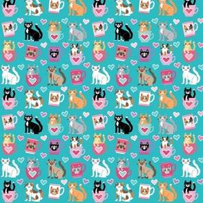 cuppa kitty scatter_small_blue