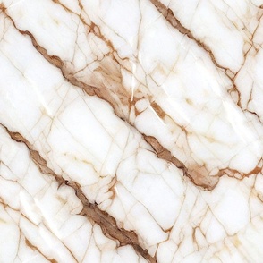 Cocoa Brown white Marble