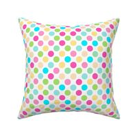 Large Scale Pastel Rainbow Dots Coordinate for Easter Peeps