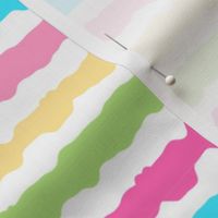 Bigger Scale Pastel Rainbow Stripes Coordinate for Easter Peeps