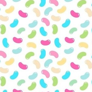 Small Scale Pastel Rainbow Jelly Beans Coordinate for Easter Peeps