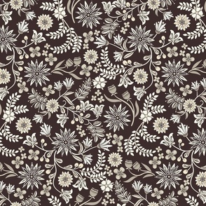 Dalarna Floral Wenge Medium