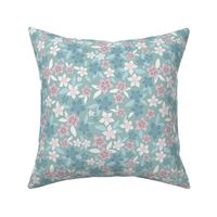 starry flora pretty flower print