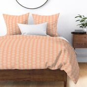 Geometric Painted Circles - Peach