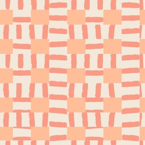 Stripes on Stripes - Peach