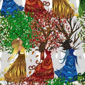 Saisons: Fairies of the Four Seasons (large scale) 