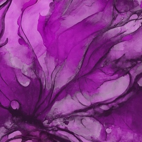 Watercolor Painted Texture Bright Fuchsia Pink