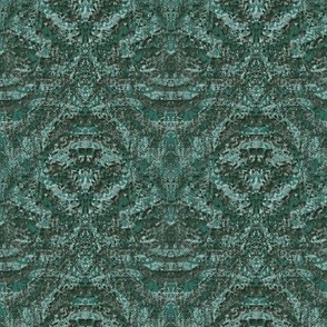 Flowing Textured Flower Dramatic Elegant Classy Large Neutral Interior Monochromatic Green Blender Earth Tones Pine Blue Green Turquoise 496B60 Dynamic Black Brown 29251A Subtle Modern Abstract Geometric