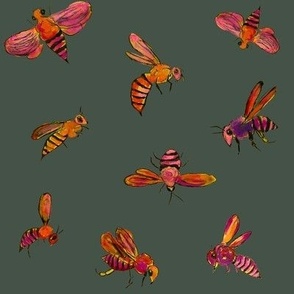 Bright Wasps // Boho Forest