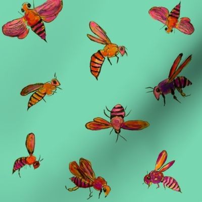 Bright Wasps // Aqua