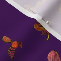 Bright Wasps // Eggplant