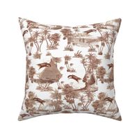 Giant flying squirrel attack toile-TAUPE