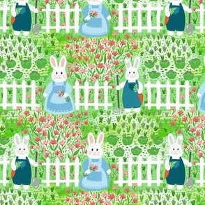 Bunny Rabbit Picket Fence Gardeners small scale