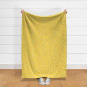 Confetti Polka Dots Ditsy - Bright Yellow - Large Scale (Colors, Confetti & Kimono Dolls)