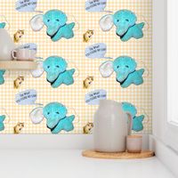 Regretsy Elephant Nursery Print