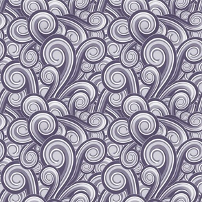 Swirling Bubbler in Royal Purple - Coordinate