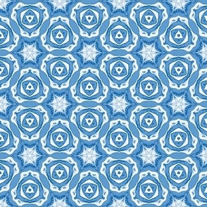 Pastel blue white  Star Swirl baby nursery kids Nursery Decor, Gender-Neutral Design, Modern Pattern 161