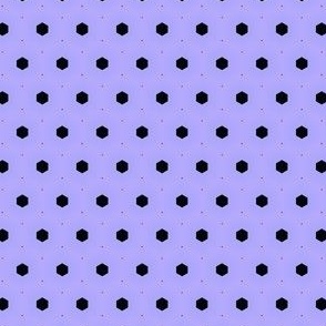Purple with Black Dots