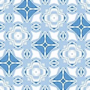 Elegant Baby Boy Nursery Pastel blue white ice geometric trendy home 169