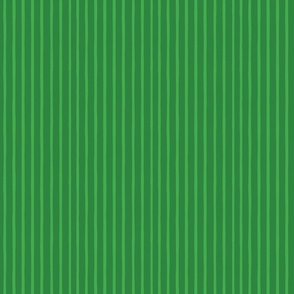 Hand-drawn Stripes Green on Green Sm.