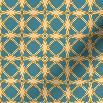Geometric Pattern: Lattice Circle: Lily