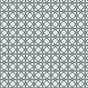 Geometric Pattern: Lattice Circle: Seafoam