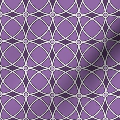 Geometric Pattern: Lattice Circle: Orchid