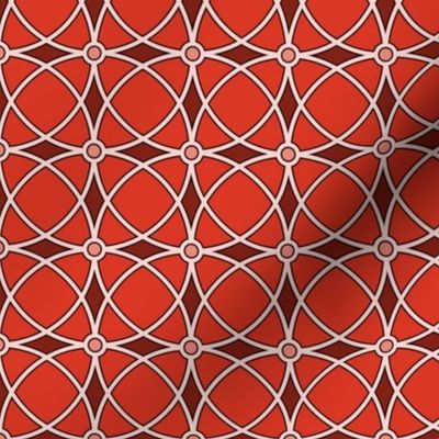Geometric Pattern: Lattice Circle: Pomegranate
